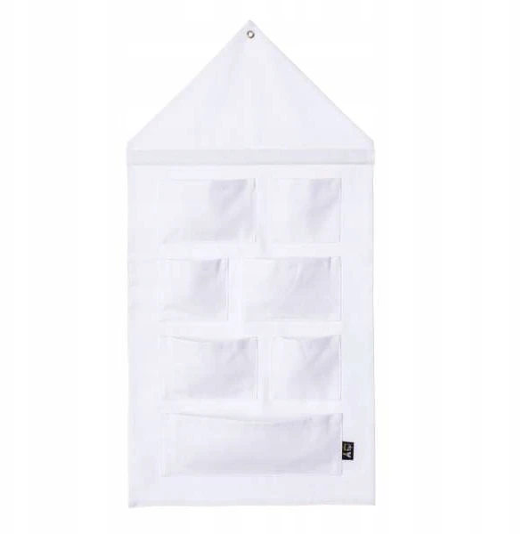 Yellow Tipi Geltona Tipi Organizer Domek Cotton Baltas