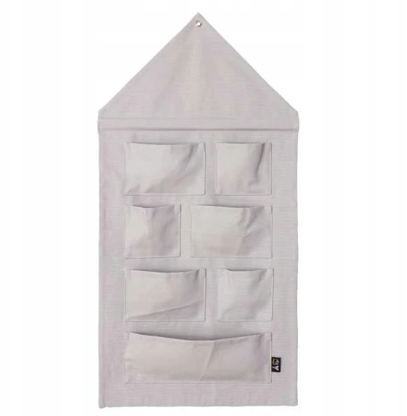 Yellow Tipi Geltona Tipi Organizer Domek Cotton Gray