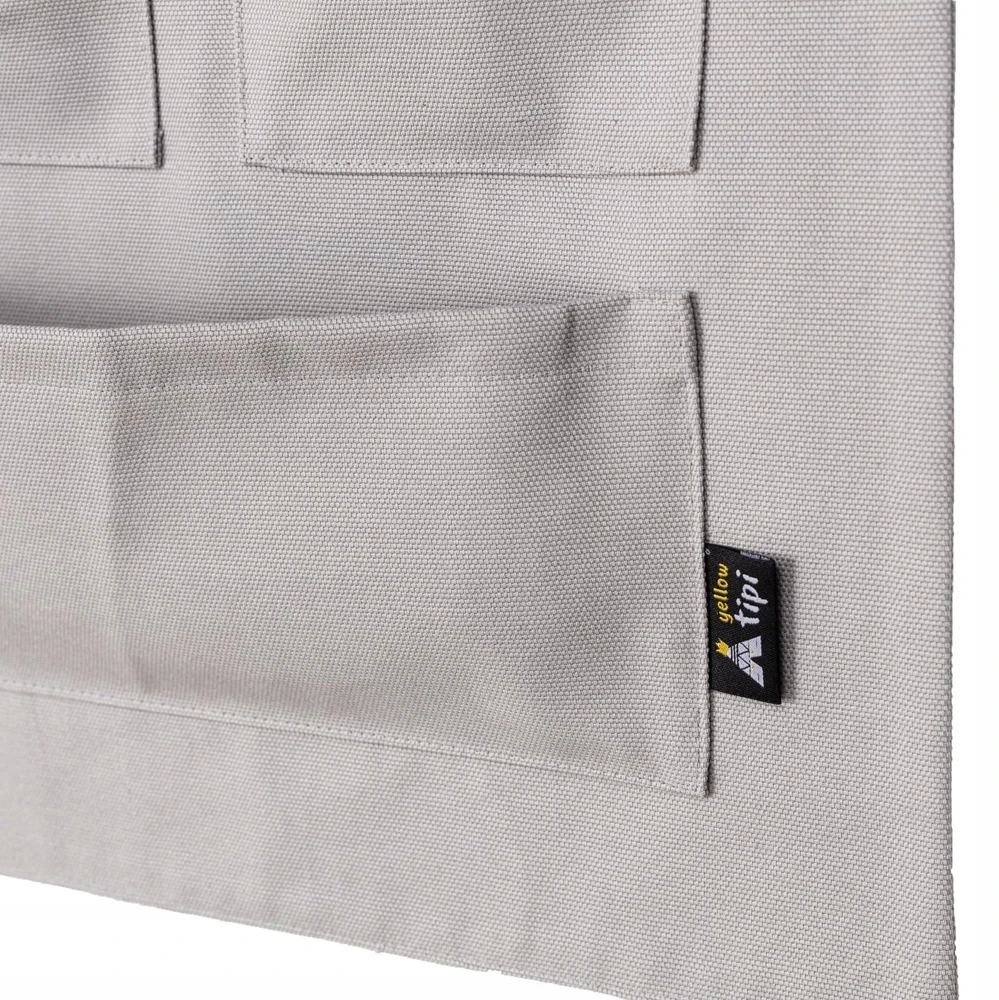 Yellow Tipi Geltona Tipi Organizer Domek Cotton Gray