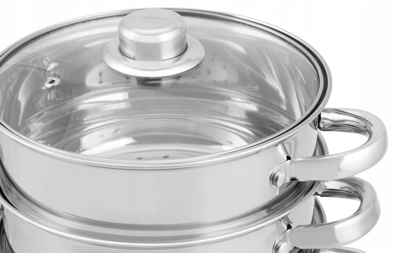 Yermos GARINIMO PUODAS Garų puodas 4 vnt 5L 24cm INDUKCINĖS Dujos 9244