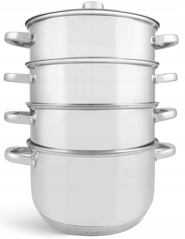 Yermos GARINIS PUODAS Garų puodas 5 vnt 3,7L 22cm INDUKCINĖS dujos 9225