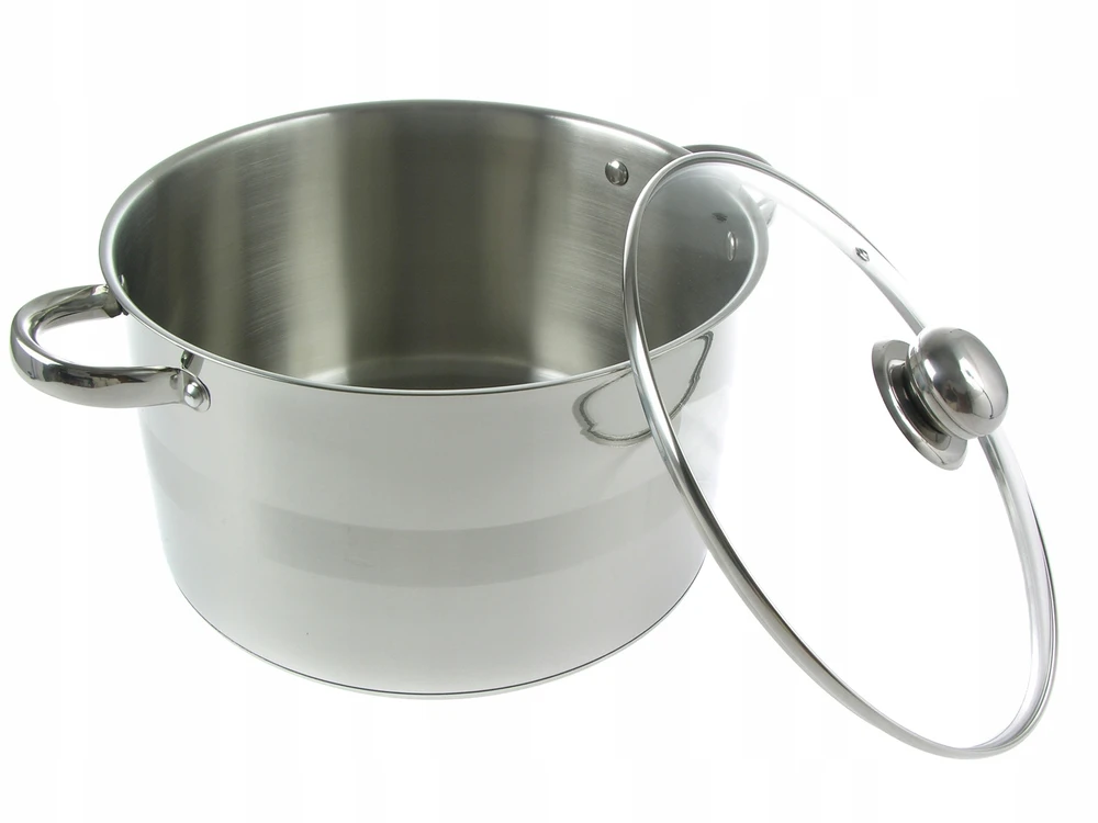 Yermos STORDAS Plieninis PUODAS 7x DUGNIS su DANGIU 10L 28cm DUJŲ ĮVEDIMAS 9309