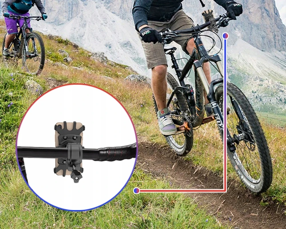 Yesido Dviračio laikiklis telefonui, pasukamas 360°