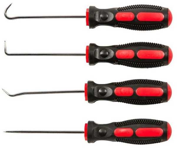 Ylų ir kablių rinkinys, 150 mm, 4 vnt., Top Tools (39D173)