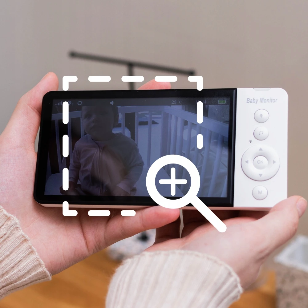 YOKO DESIGN YOKO X5 elektroninė auklė – su Clean Connection technologija | 5 HD ekranas