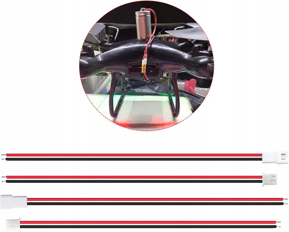 Yunique Žalias-Clean-Power, 30 porų JST XH 2.54 2 pin jungčių su 150 mm 22AWG laidais, elektronikai