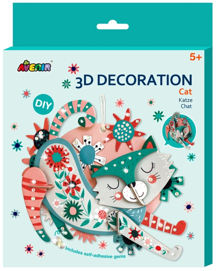 Z48. AVENIR 3D CAT kūrybinis rinkinys