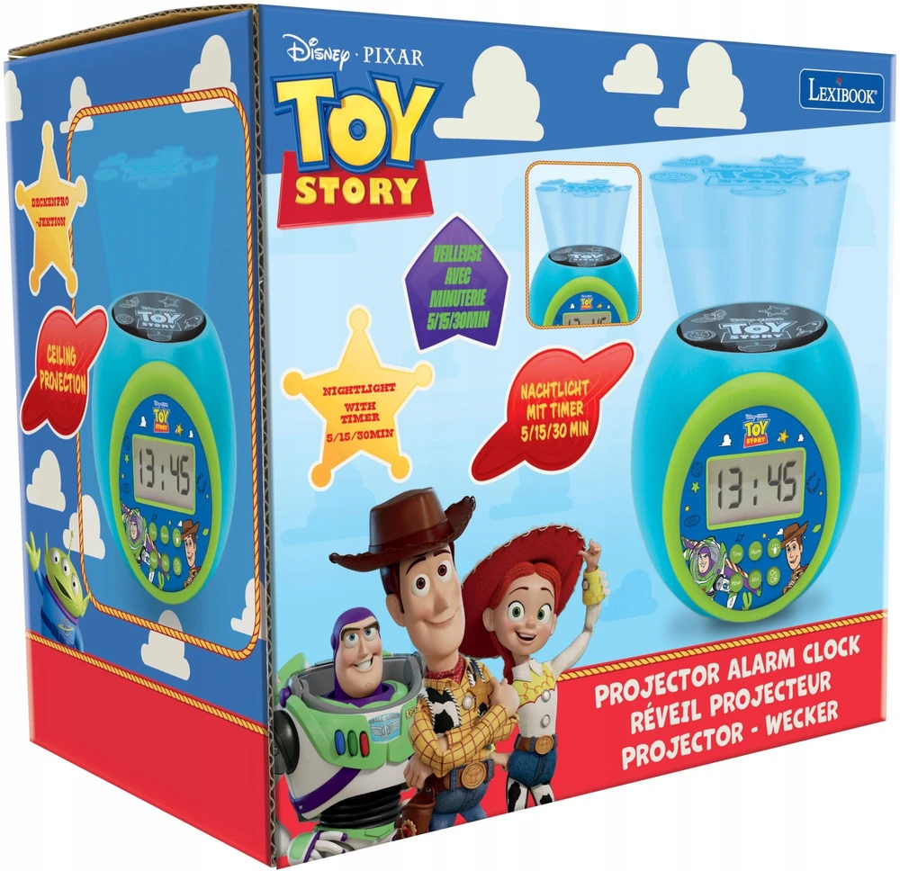 Zabawka budzik su projektorem LEXIBOOK Disney Toy Story RL977TS