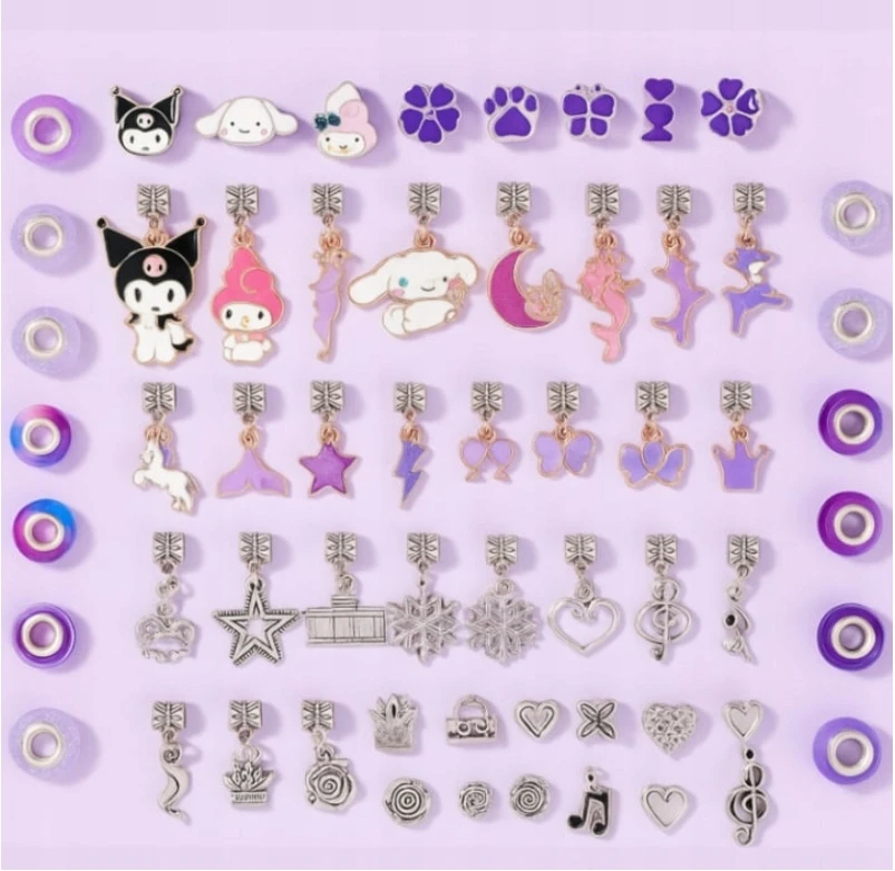 Żabolek Creative DIY Kuromi ir Hello Kitty apyrankių rinkinys – puikiai tiks kaip dovana