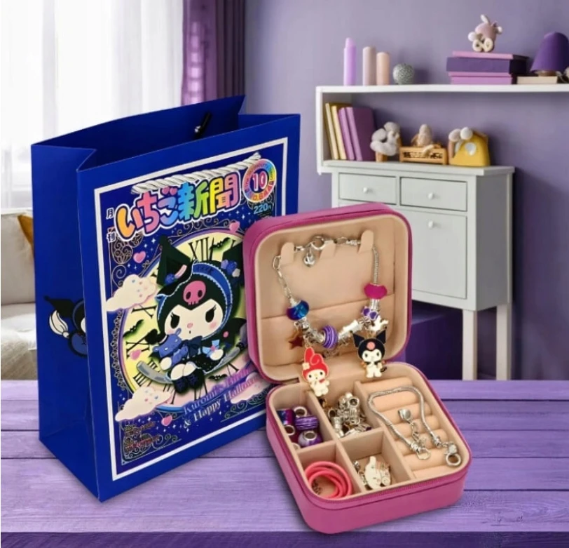 Żabolek Creative DIY Kuromi ir Hello Kitty apyrankių rinkinys – puikiai tiks kaip dovana