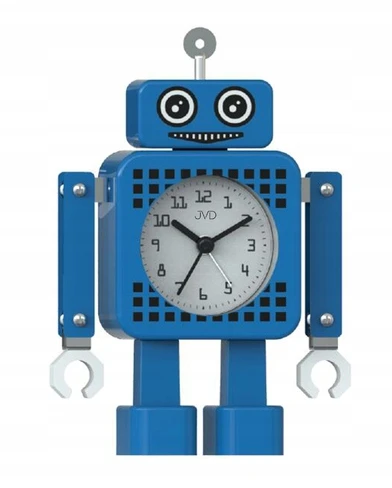 Žadintuvas dziecięcy metalowy robot JVD SRP2304.1