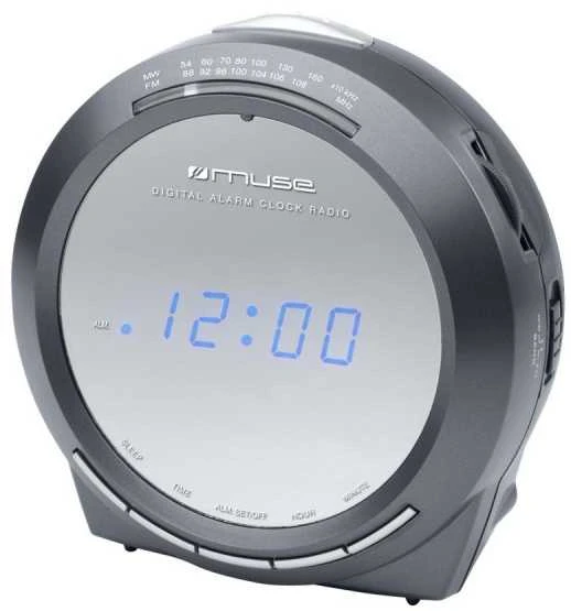 Muse Mūza | Laikrodžių radijas PLL | M-12CR | Signalizacijos funkcija | Juodas
