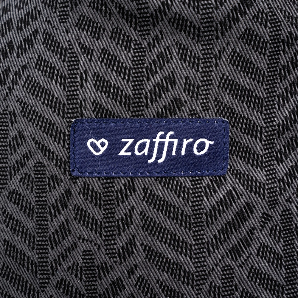 Zaffiro HugMe Leaves žiedinis diržas 70x195cm pilkas