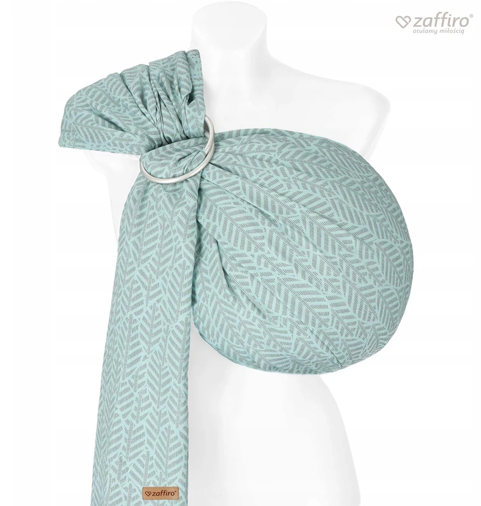 Zaffiro Vaikjuostė Womar Hug Me N16 leaves Mint 7831, mėlyna
