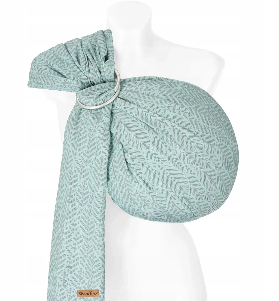 Zaffiro Vaikjuostė Womar Hug Me N16 leaves Mint 7831, mėlyna