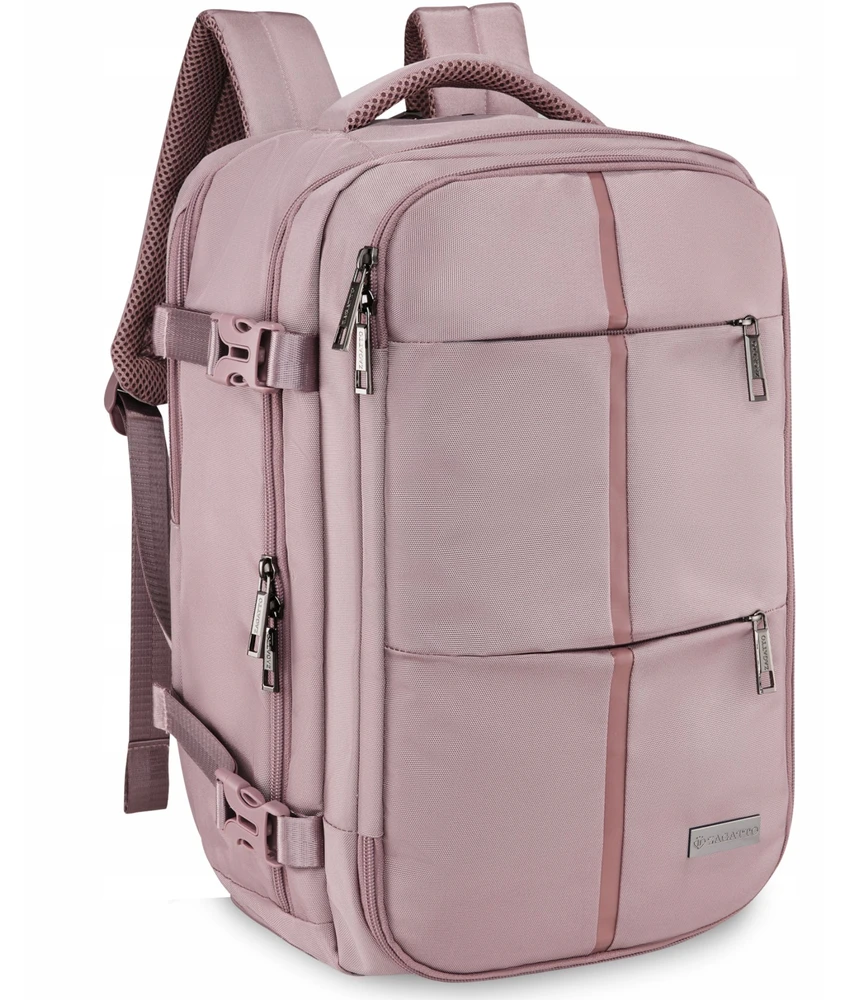 Zagatto kelioninis rankinis bagažas 40x25x20cm, rožinis, Ryanair