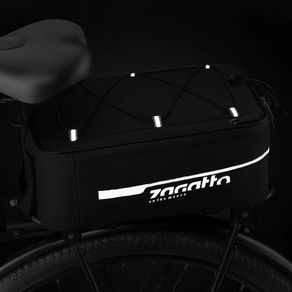 Zagatto® Vandeniui atspari dviračio bagažinės krepšys, 8l