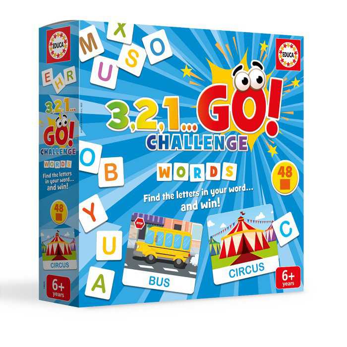 Žaidimas Educa 3,2,1...GO! Challenge Words