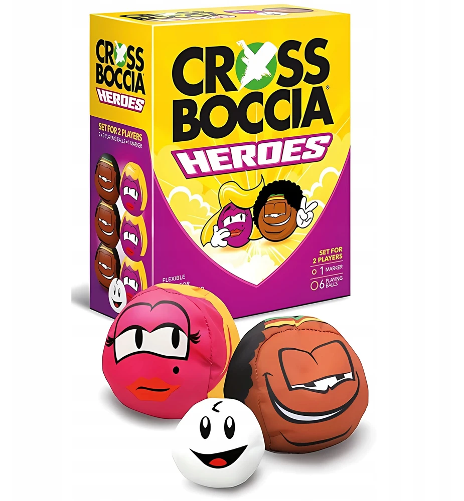 Žaidimas bočia Schildkrot Crossboccia® Heroes "Blond & Muffin", 2 žaidėjams