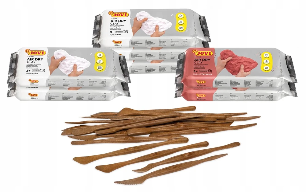 Žaidimas iš plastilino Jovi Air Dry, 27 el.