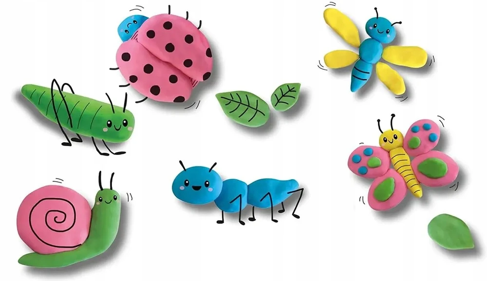 Žaidimas iš plastilino SES Creative Eco