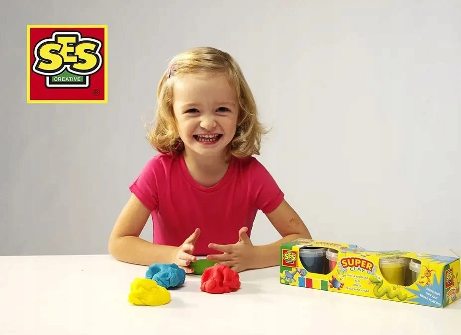Žaidimas iš plastilino SES Creative Eco