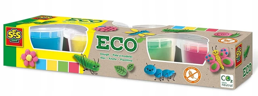 Žaidimas iš plastilino SES Creative Eco