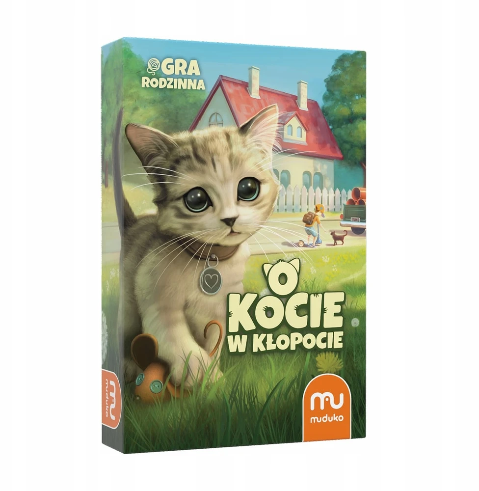 Trefl MUDUKO Apie katę, patekusią į bėdą, šeimos žaidimas 8+