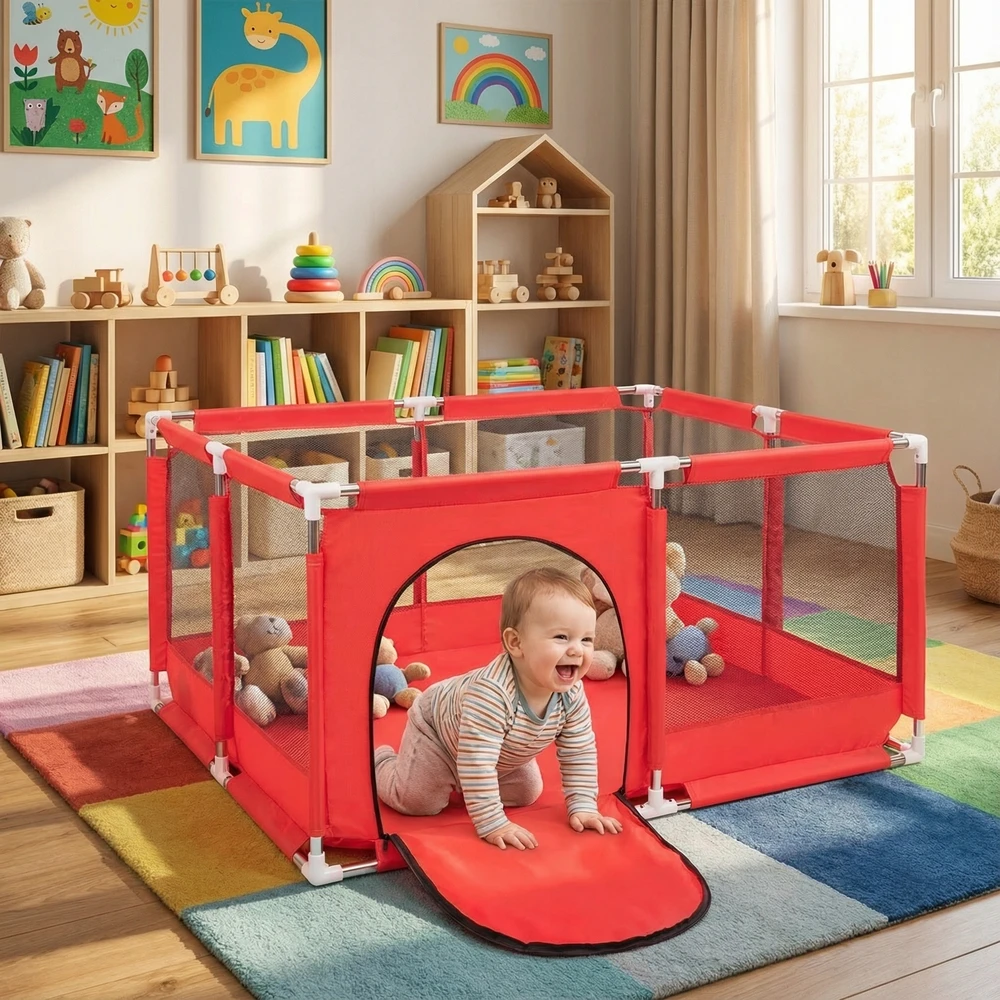Žaidimų aikštelė Selonis, 200 kamuoliukų, raudona