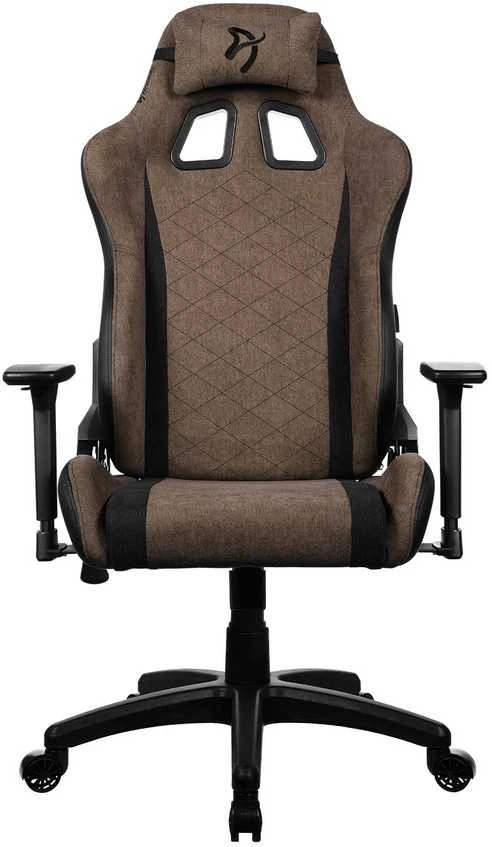 Žaidimų kėdė Arozzi Avanti SoftFabric, Rudos spalvos