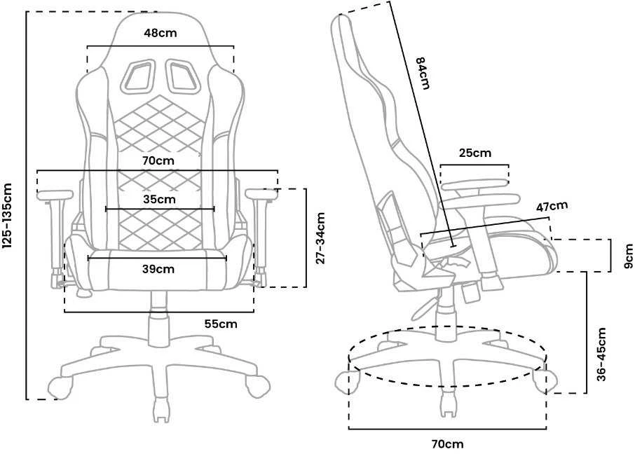 Žaidimų kėdė Arozzi Avanti SoftFabric, Rudos spalvos