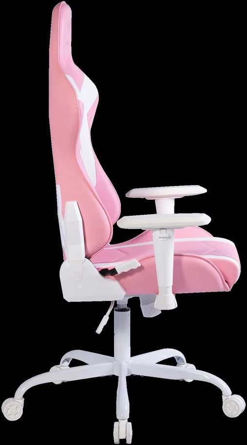 Žaidimų kėdė DELTACO GAMING Rožinis LINE PCH80, PU odos, geležinis rėmas, rožinė / GAM-096-P