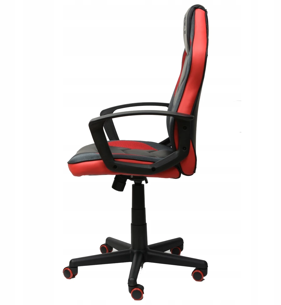 Žaidimų kėdė Kraken Chairs Delta, juoda/raudona