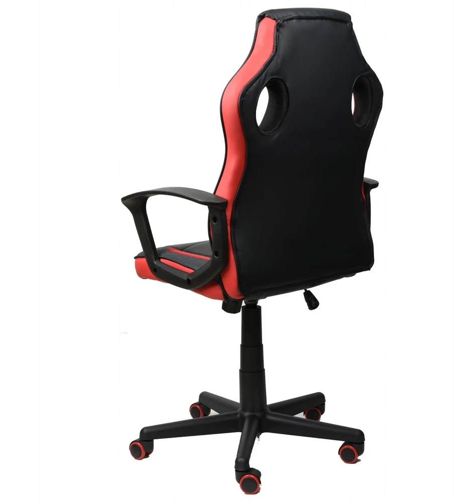 Žaidimų kėdė Kraken Chairs Delta, juoda/raudona