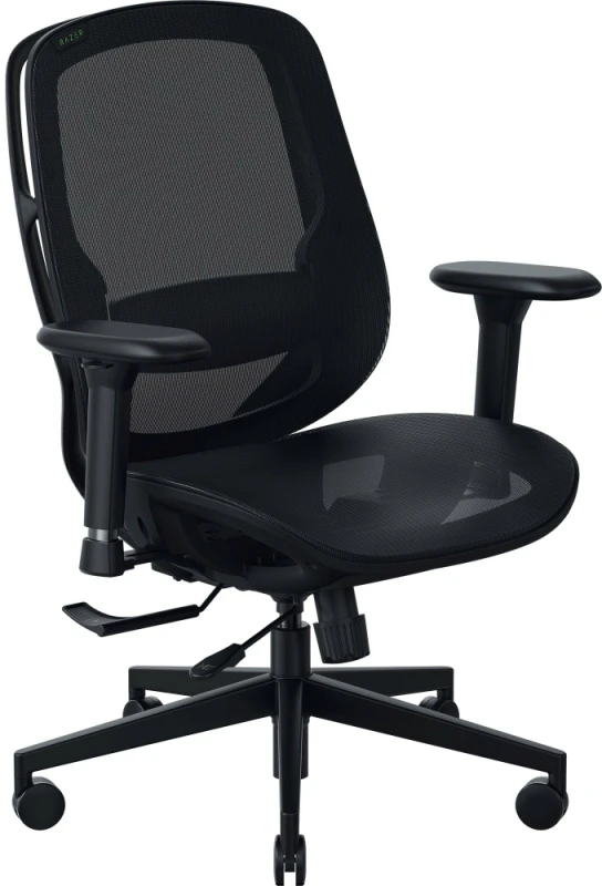 „Razer“ kėdė – porankiai – pakreipiami – pasukami | Tinklinis audinys