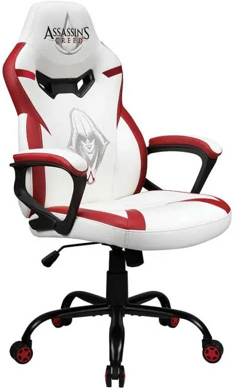 Žaidimų kėdė Subsonic Junior Assassins Creed, balta