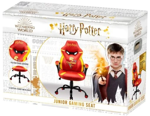 Žaidimų kėdė Subsonic Junior Harry Potter Gryffindor, raudona