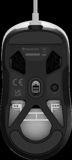 Genesis | Pelė žaidimams | Krypton 660 | su laidu | USB Type-A | Baltas