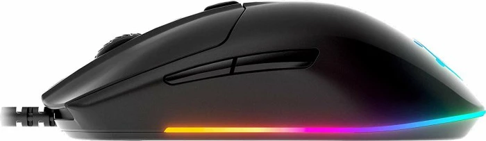 Žaidimų pelė SteelSeries su laidu Rival 3, Juodos spalvos