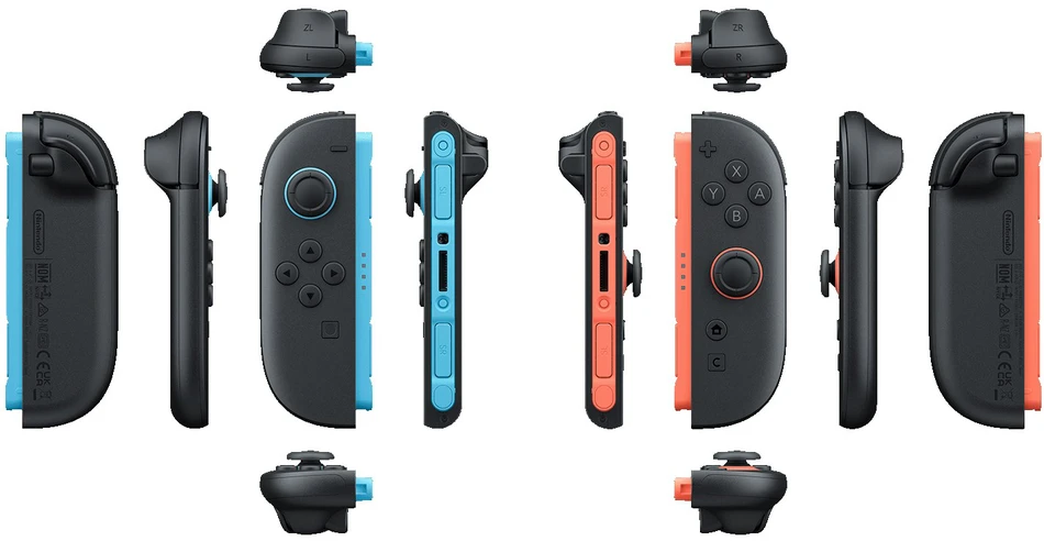 Mėlyna Nintendo Joy-Con 2 Pair Light Mėlyna/Light Raudona