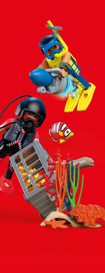 Konstruktorius Playmobil Policijos naras su lobiu (72078)