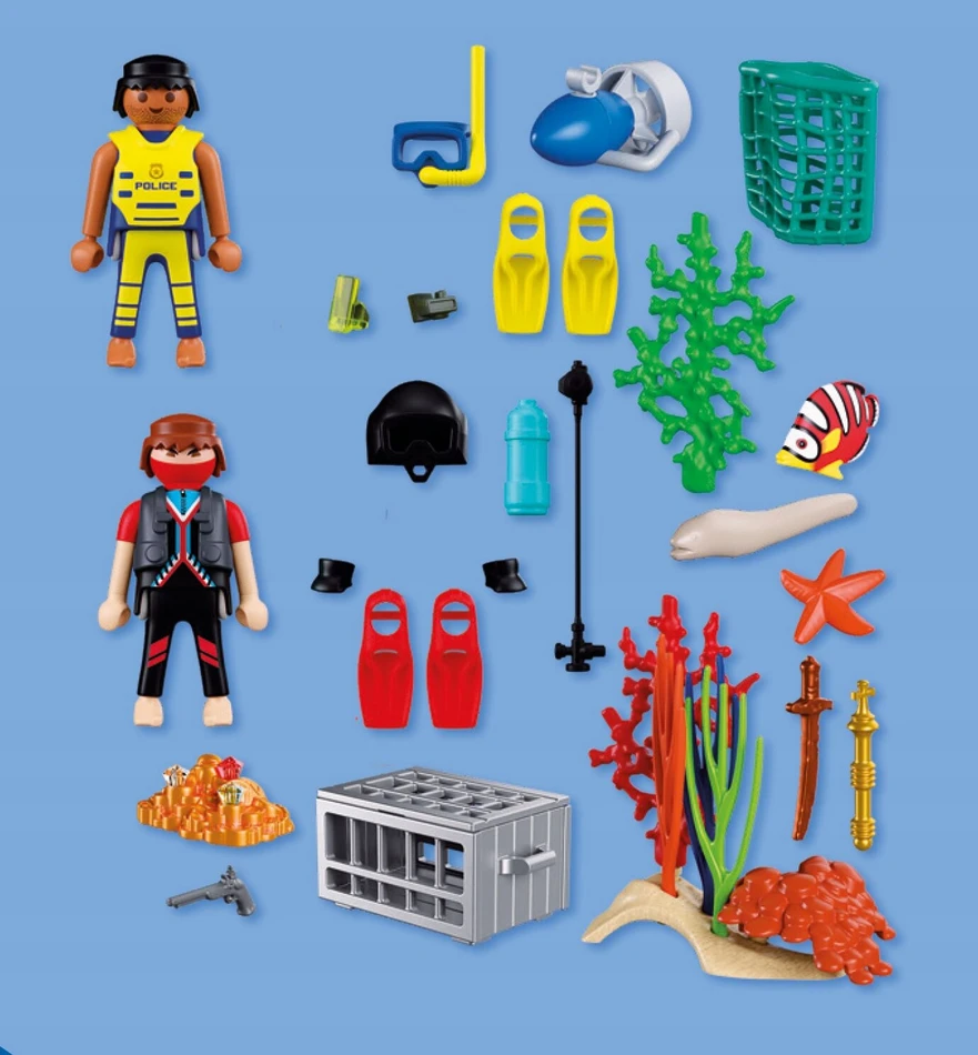 Konstruktorius Playmobil Policijos naras su lobiu (72078)