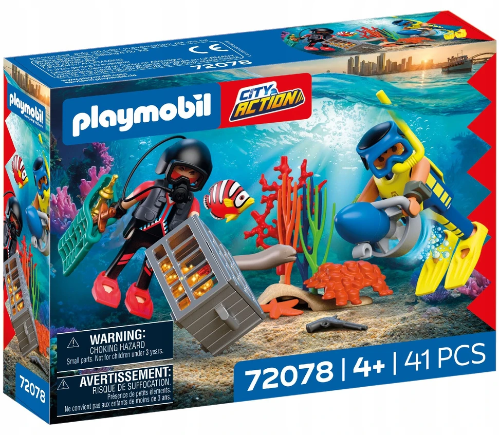 Konstruktorius Playmobil Policijos naras su lobiu (72078)