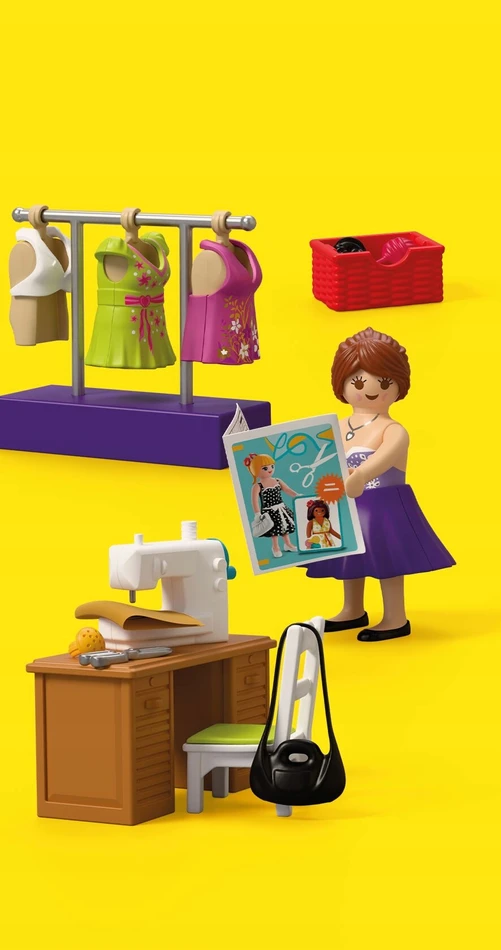 Konstruktorius Playmobil Kūrybingas mados dizaineris (72082)