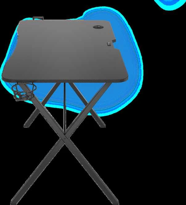 Žaidimų stalas Genesis Holm 200 RGB Gaming Desk, su pašvietimu