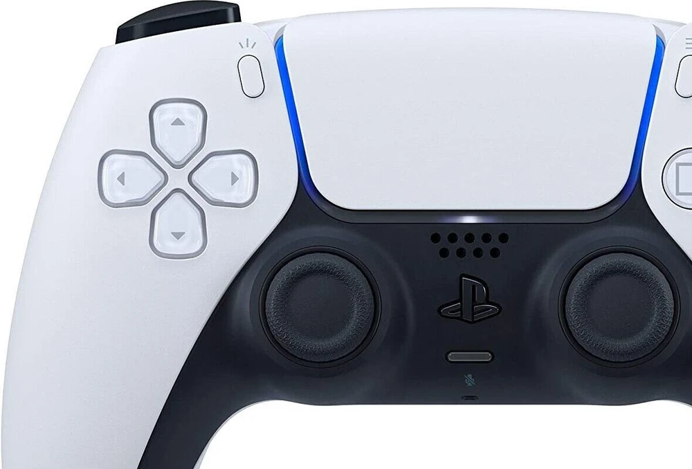 Žaidimų pultas SONY DualSense PlayStation 5, Bluetooth, baltas/juodas