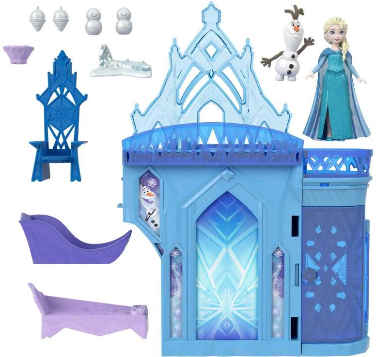 Mattel DISNEY FROZEN mažesnio dydžio Elza ir ledo rūmai (JDP63)