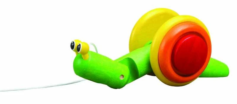 PlanToys lavinamoji priemonė - žaislas Šliaužianti sraigė (PT5108)