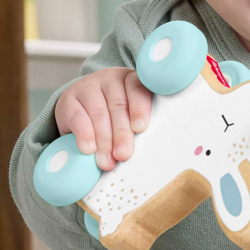 Mattel FISHER-PRICE stumdomas medinis žaislas – Triušiukas (JDM52)