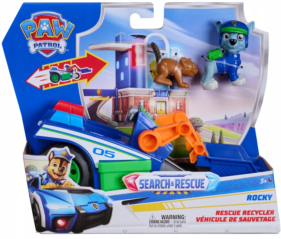 Spin Master PAW PATROL trasnporto priemonė Search & Rescue Rocky, 6075445